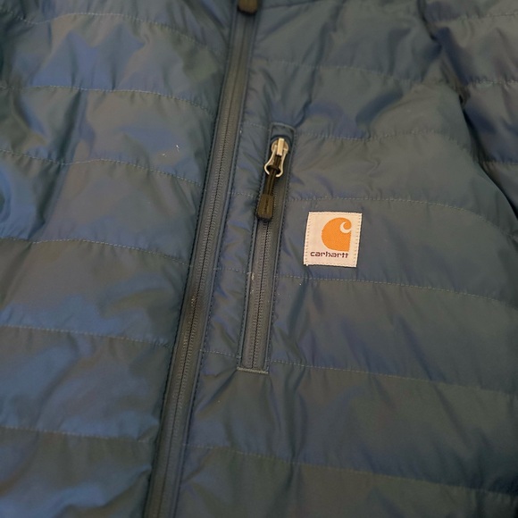 Carhartt Mens Rain Defender Relaxed Fit Lightweight Insulated Jacket - Picture 3 of 6